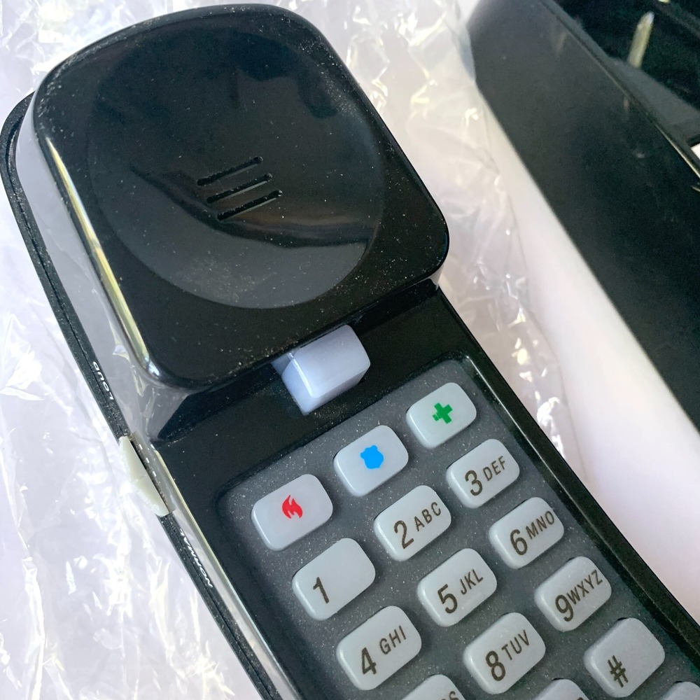 AT&T 210 Black Trimline Telephone w/13 Number Memory Additional Features w/ Box‎ - Picture 9 of 13